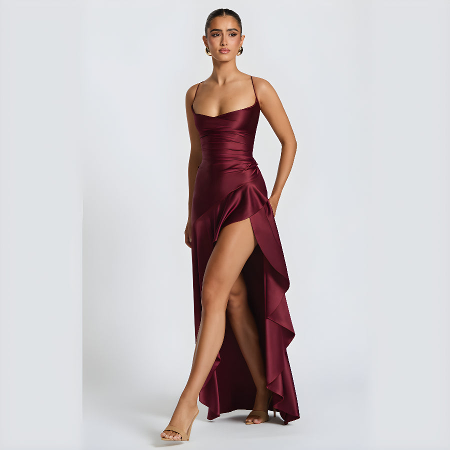 SOLEIL DRAPE DRESS