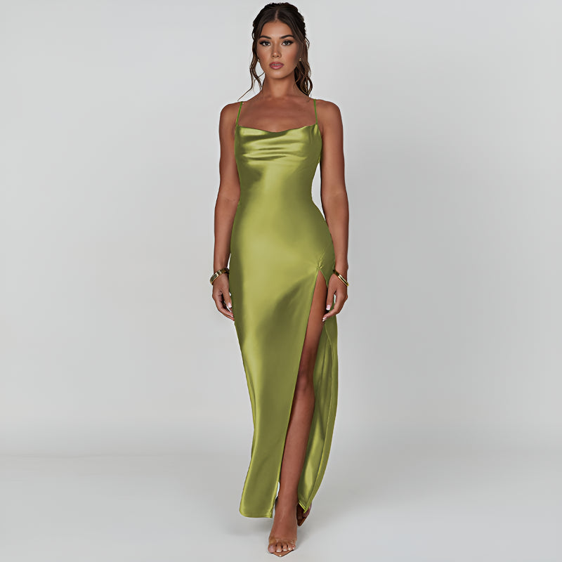 LUMIERE SATIN DRESS
