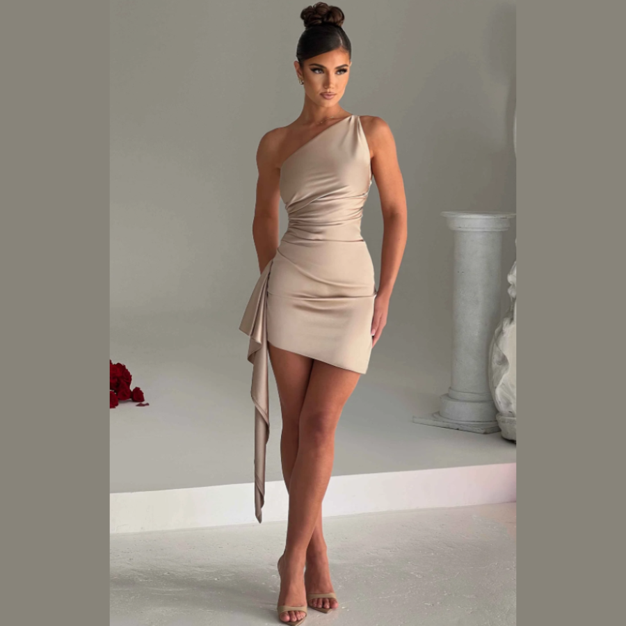 ATHENA ONE SHOULDER DRESS