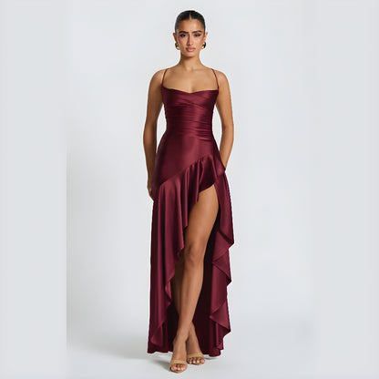 SOLEIL DRAPE DRESS