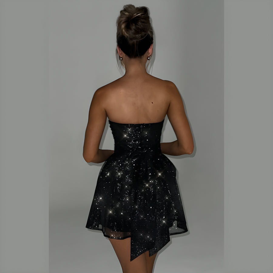 BELLA BOW MINI DRESS