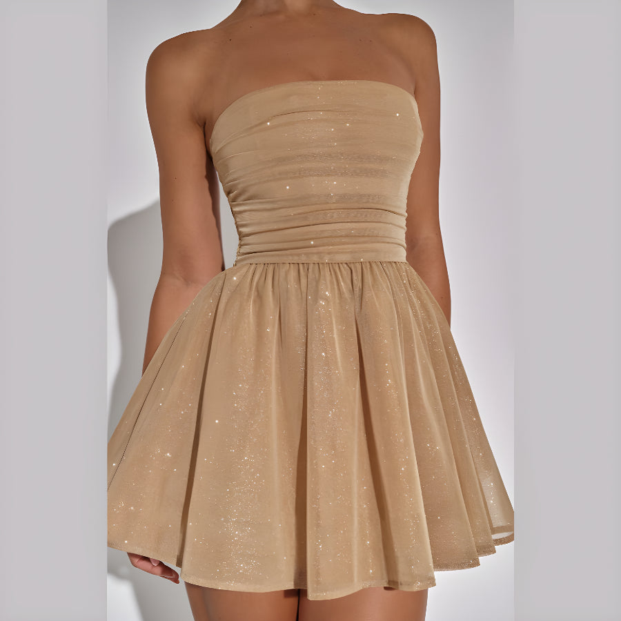 BELLA BOW MINI DRESS
