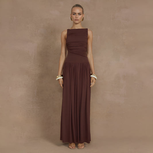 AMARA DRAPE DRESS