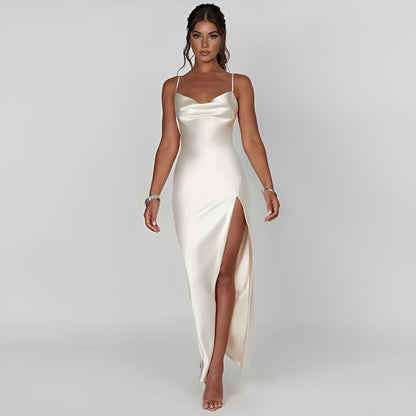 LUMIERE SATIN DRESS