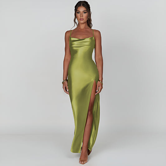 LUMIERE SATIN DRESS