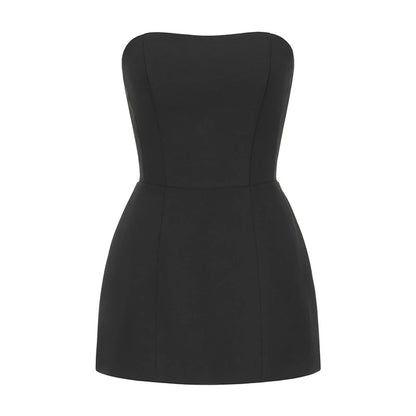 Tornova Strapless Lace Dress Sets Female Elegant Sexy Strap Vest High Waist Splice Long Skirt Ladies Slim Banquet 2 Pieces Set